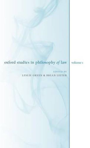 Cover image for Oxford Studies in Philosophy of Law: Volume 1