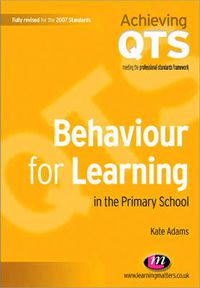 Cover image for Behaviour for Learning in the Primary School