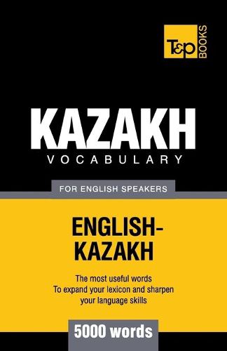 Cover image for Kazakh vocabulary for English speakers - 5000 words