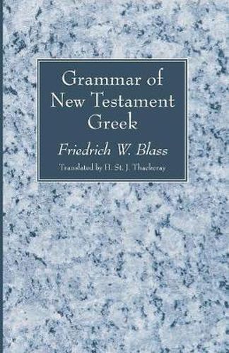 Cover image for Grammar of New Testament Greek