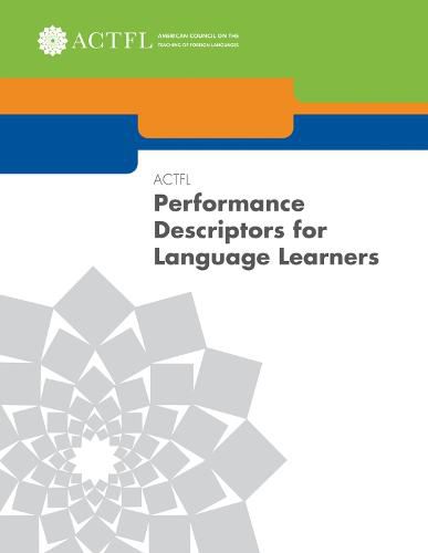 Cover image for ACTFL Performance Descriptors for Language Learners