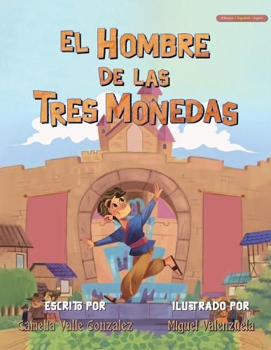 Cover image for El hombre de las tres monedas (Espanol - Ingles)