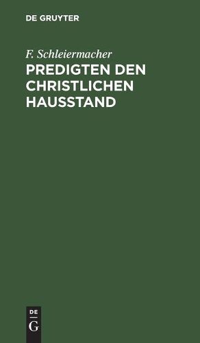 Predigten Den Christlichen Hausstand