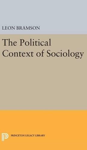 Cover image for The Political Context of Sociology