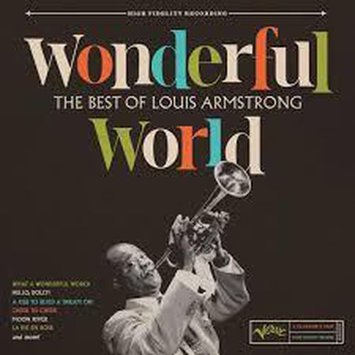 Cover image for Wonderful World: The Best Of - Louis Armstrong *** Vinyl