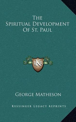 The Spiritual Development of St. Paul