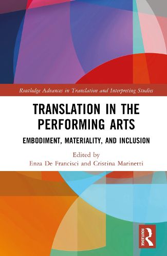 Cover image for Translation in the Performing Arts