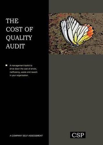 Cover image for The Cost of Quality Audit