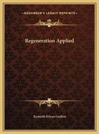 Cover image for Regeneration Applied