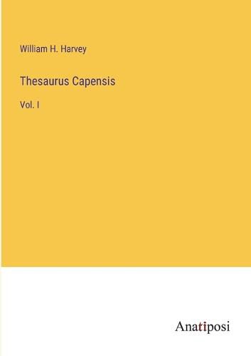 Cover image for Thesaurus Capensis