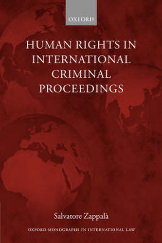 Cover image for Human Rights in International Criminal Proceedings