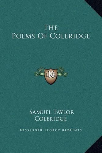 Cover image for The Poems of Coleridge