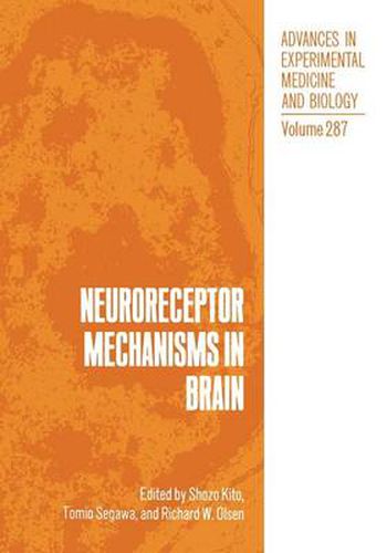 Cover image for Neuroreceptor Mechanisms in Brain