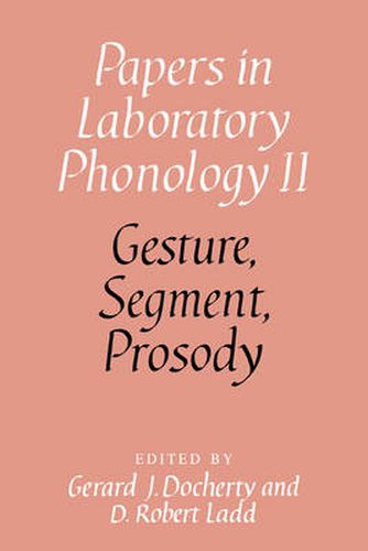 Cover image for Gesture, Segment, Prosody