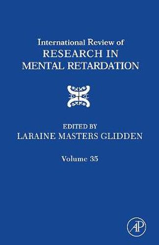 Cover image for International Review of Research in Mental Retardation