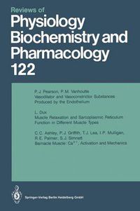 Cover image for Reviews of Physiology, Biochemistry and Pharmacology