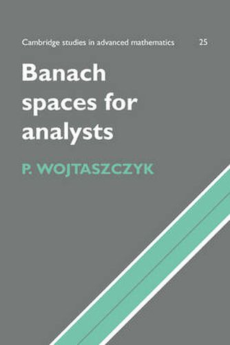 Cover image for Banach Spaces for Analysts