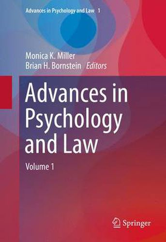 Cover image for Advances in Psychology and Law: Volume 1