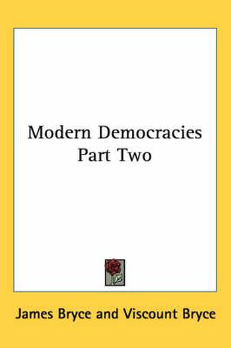 Modern Democracies Part Two