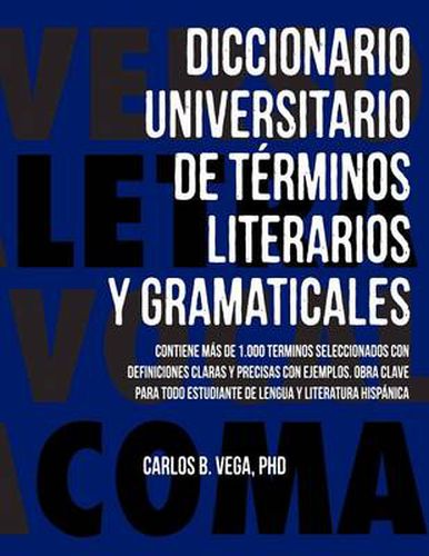 Cover image for Diccionario Universitario de Terminos Literarios Y Gramaticales