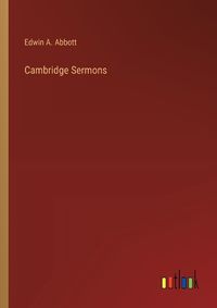 Cover image for Cambridge Sermons