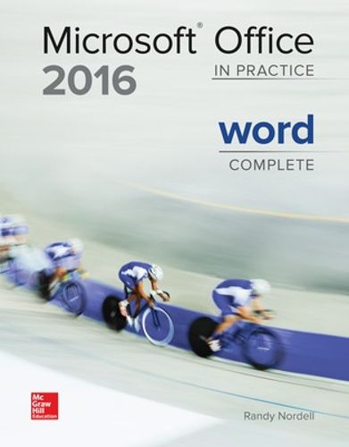 Cover image for MICROSOFT OFFICE WORD 2016 COMPLETE: IN PRACTICE