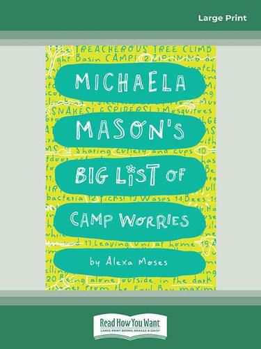 Michaela Mason's Worries #2: Michaela Mason's Big List of Camp Worries