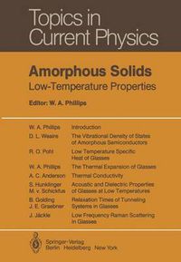 Cover image for Amorphous Solids: Low-Temperature Properties