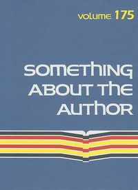 Cover image for Something about the Author: Facts and Pictures about Authors and Illustrators of Books for Young People