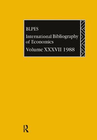 Cover image for IBSS: Economics: 1988 Volume 37
