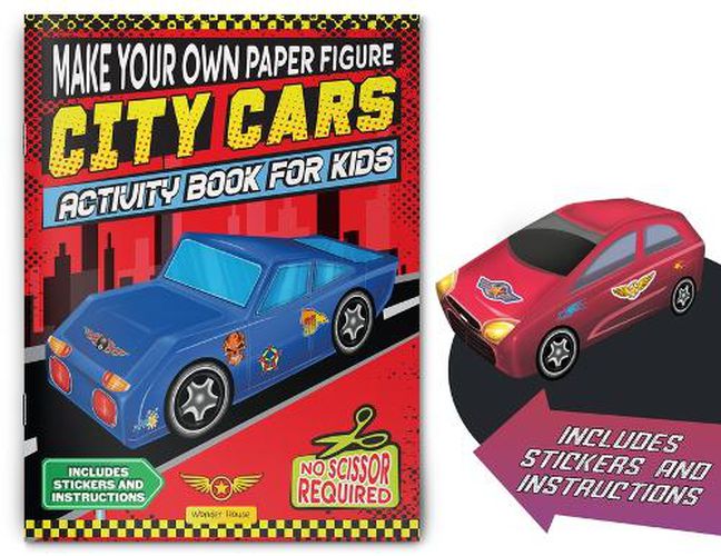 Cover image for Make Your Own Paper Figure - City Cars (Activity Book for Kids)