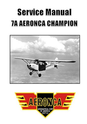 Cover image for Service Manual: 7A Aeronca Champion