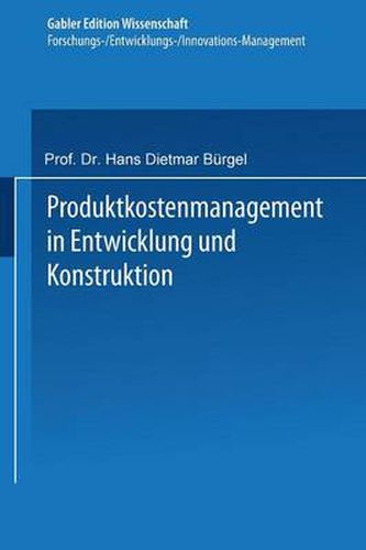 Cover image for Produktkostenmanagement in Entwicklung und Konstruktion