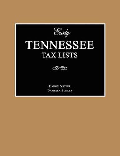 Cover image for Early Tennessee Tax Lists