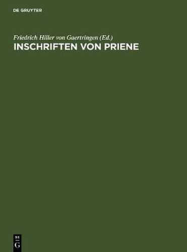 Inschriften von Priene