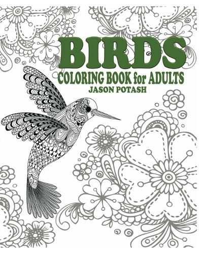 Cover image for Birds Coloring Book for Adults