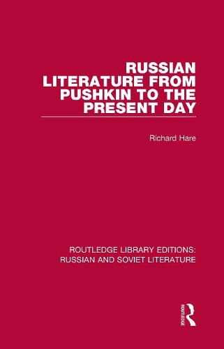 Cover image for Russian Literature From Pushkin to The Present Day