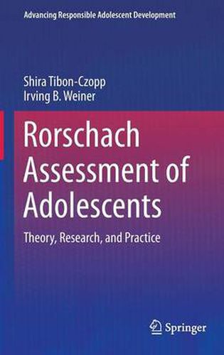 Cover image for Rorschach Assessment of Adolescents: Theory, Research, and Practice