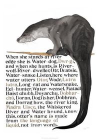 Cover image for Jackie Morris Poster: Names of the Otter, The