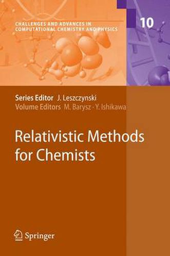 Cover image for Relativistic Methods for Chemists