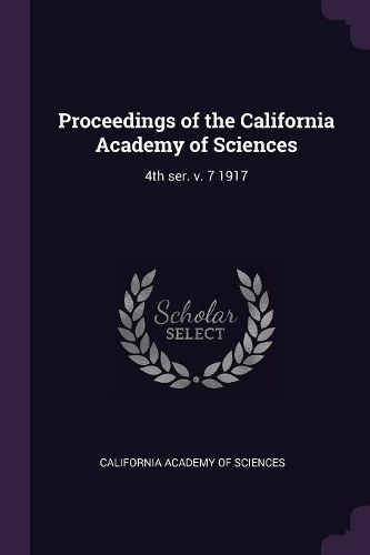 Cover image for Proceedings of the California Academy of Sciences