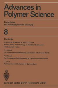 Cover image for Advances in Polymer Science: Fortschritte der Hochpolymeren-Forschung