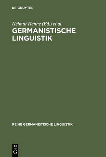 Germanistische Linguistik