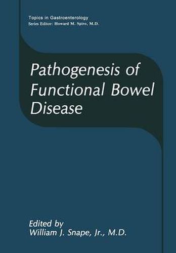 Cover image for Pathogenesis of Functional Bowel Disease