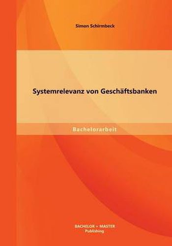 Cover image for Systemrelevanz von Geschaftsbanken