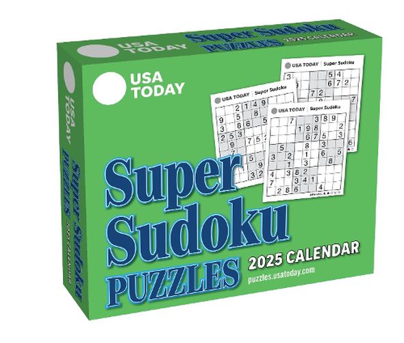 Cover image for USA TODAY Super Sudoku 2025 Day-to-Day Calendar