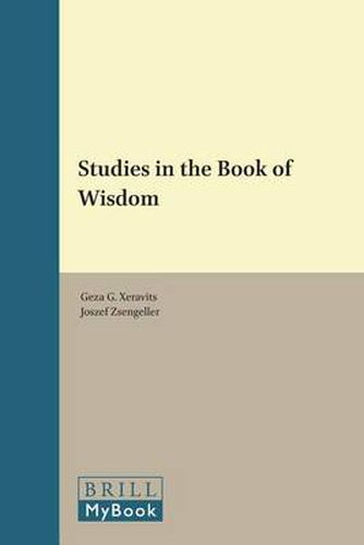 Cover image for Studies in the Book of Wisdom