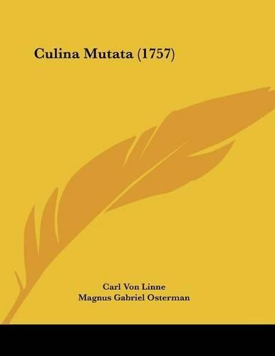 Cover image for Culina Mutata (1757)