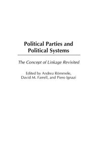 Cover image for Political Parties and Political Systems: The Concept of Linkage Revisited