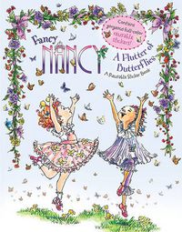 Cover image for Fancy Nancy: A Flutter of Butterflies Reusable Sticker Book
